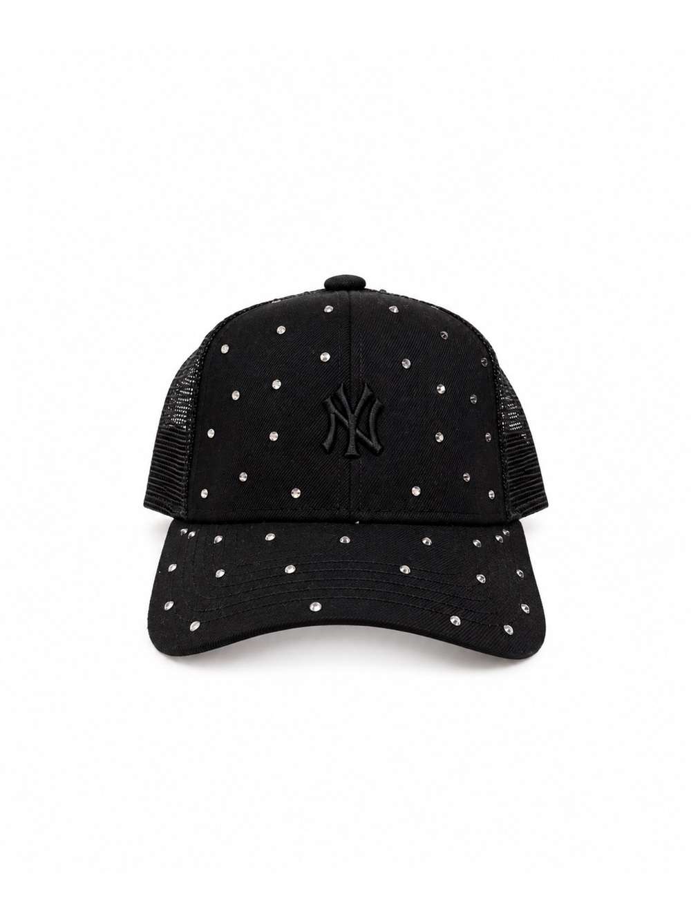 New Era NY Yankees Women’s 9FORTY Black Rhinestone Trucker Snapback Hat